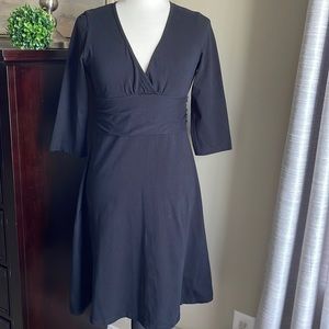 Patagonia womens black organic cotton dress medium